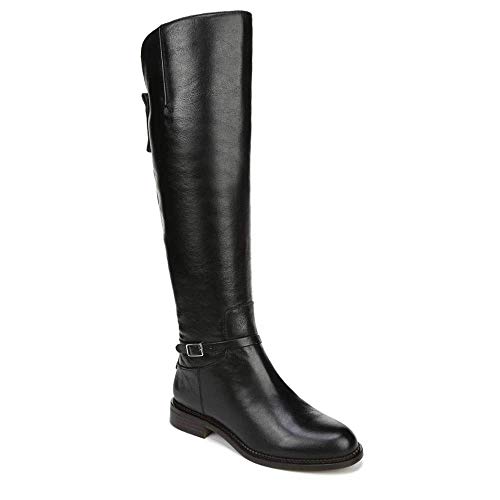 Franco Sarto Women's Haylie Knee High Boot, Black Leather, 7 M US