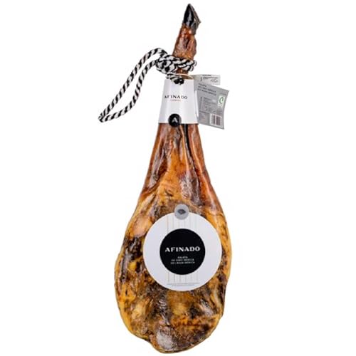 Paleta ibérica de cebo 50% raza ibérica peso de 4,5 a 5 kg curación media de 15 meses en secaderos de forma natural. Con brida blanca que certifica la norma ibérica