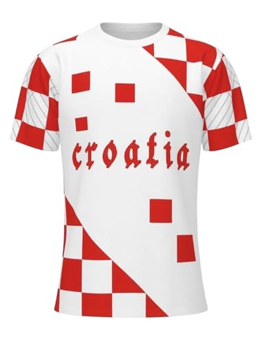 Adult Soccer Jerseys Unisex Soccer-Themed Teams T-Shirts Sports Fans Custom Uniforms Tee Croatia L