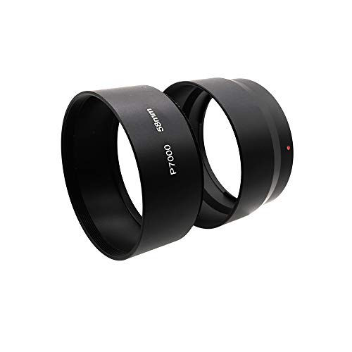 58mm Tubo Adaptador de Lente Anillo Adaptador de Tubo para Cámara Nikon Coolpix P7100 Negro miniatura 6