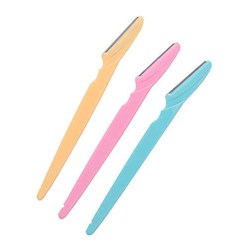 TFWEyebrow Painless Facial Hair Remover Razor for Face, Women and Men (Multicolour - Pack of 3)