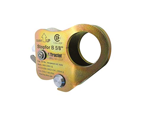 Image of Tractel WB58P Stopfor B Rope Grab with Park Feature, 5 /8-Inch