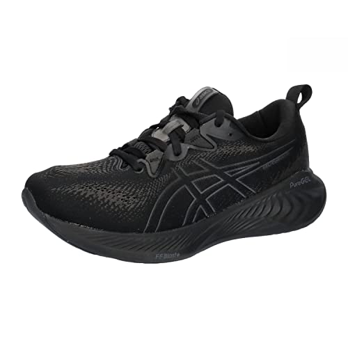 Asics Gel-Cumulus 25, Running Shoe Mujer, Black/Gunmetal, 37.5 EU