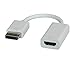 Produktbild ROLINE Adapter DisplayPort auf HDMI mit Kabel | DP-Stecker und HDMI-Buchse | Weiss 0,15 m