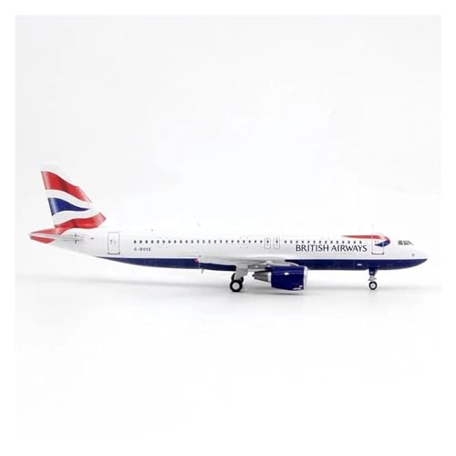 Réplica a escala 1/400 del avión British Airways A320 con acabado metálico 3