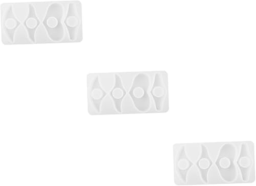 EXCEART 3 moldes de resina Molde de para Resina Molde de silicona para pulgar Soporte de libro de molde Soporte de página Molde de resina Molde de