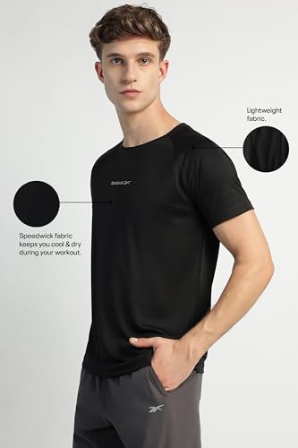 Image of Reebok Men's Performance Tee - Everyday Training T-Shirt with Active Fit
