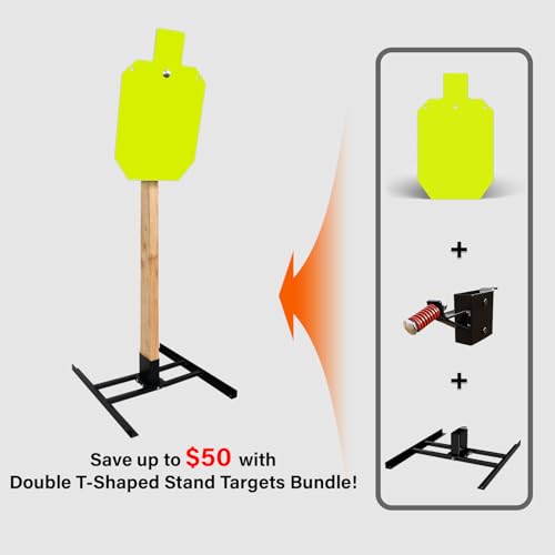 Image of Highwild Target Stand System - AR500 Steel Shooting Target 1 /2 inch Thick with 2x4 Stand Kit