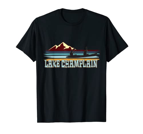 Lake Champlain Kayaking rivers paddling T-Shirt