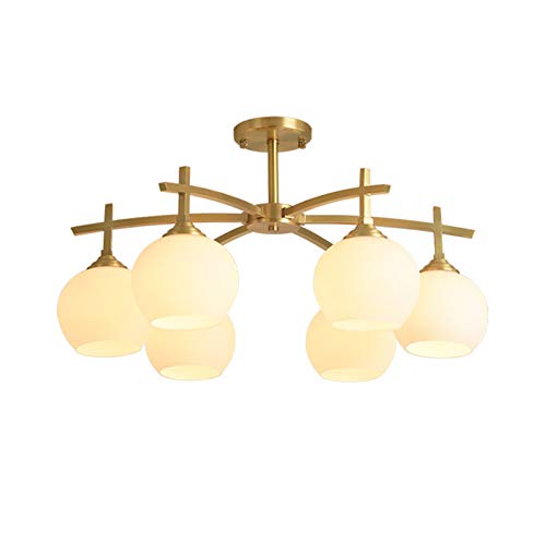 Plafonnier de pendentif en or moderne luminaire suspendu de salon