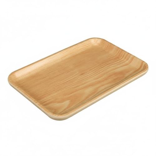 Plat en mélamine léger résistant aux chocs grain de bois de chêne 27003 - 2