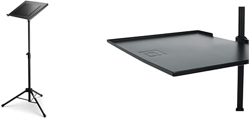 Miniatura 8 de On-Stage LPT7000 Deluxe - Soporte para laptop, altura e inclinación ajustables, construcción de metal, negro, plegable