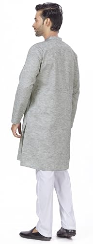 Image of Studio Shringaar Men's Cotton Relaxed Fit Straight Kurta
