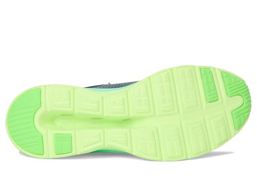 Skechers Women's Go Walk Glide Step 2.0 Elektra Hands Free Slip-Ins Sneaker, Navy/Lime, 5