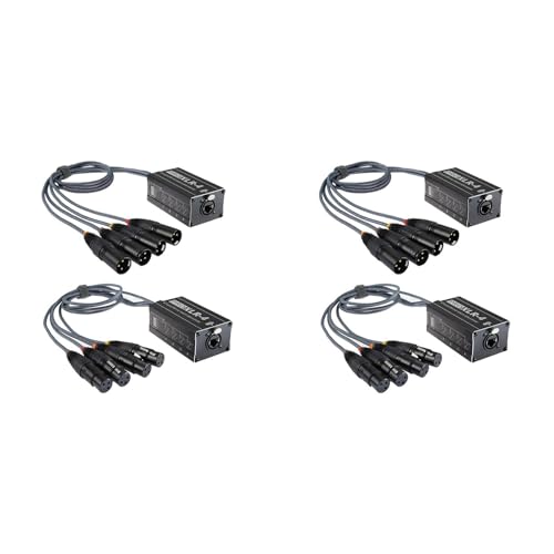 Serpent XLR 4 canaux rallonge RJ45 parfaite pour les scènes de concert en direct