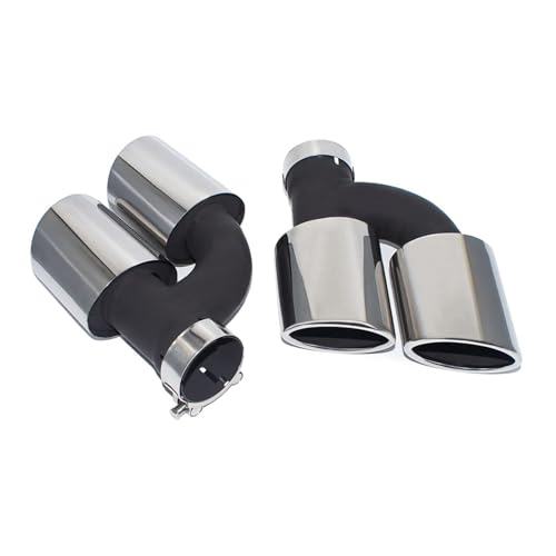 Système d'échappement double sortie anti-corrosion 60mm pour berline Audi