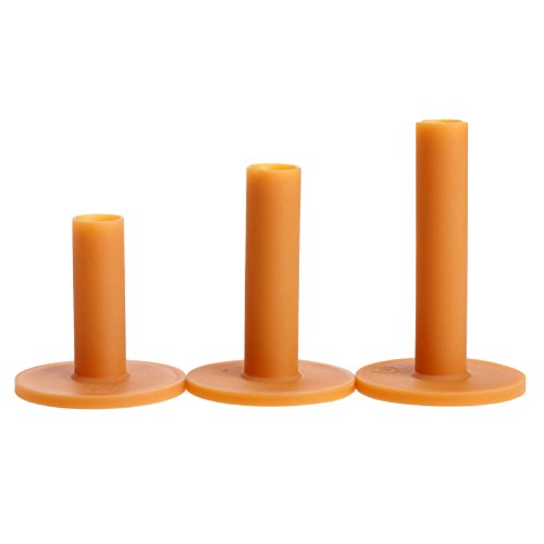 MUXSAM 8 Set 24 Pcs Rubber Golf Tees Holder Range Driving Practice Mat
