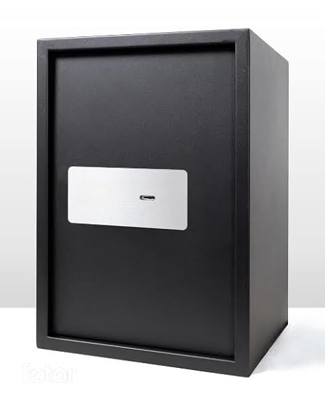 Mechanical Safe|Safe Box| locker Intelligent Deposit Safe | Steel Household Safe | Safety locker | Key Locker |Manual Safe Locker for Home | Locker Box For Home Office Hotel Shop-55 Liter Matte Black