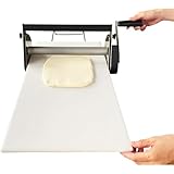 Laminadora Manual Plegable para Pastelería y Repostería: Ajuste Preciso del Grosor (0,5-25 mm) para Obtener Láminas Suaves de Masa Pegajosa y Mantecosa RS101