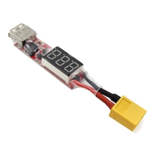 Adaptador Lipo 2S-6S a USB con voltímetro para proteger tu teléfono 6