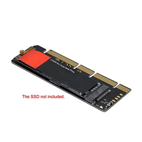 chenyang Adaptador M.2 NVME a PCIe 3.0 X16 NVME/AHCI SSD a PCI Express Adaptador de tarjeta de expansión, negro - imagen 3