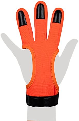 VISEMAN Archery Gloves, Fingers Tabs, Archery Protective Gear Accessories, Archery Training Tool, Outdoor Archery Gloves Shooting Hunting Targeting, Compound Recurve Bow and Arrow Protector