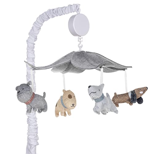 Image of Trend Lab Dog Park Crib Mobile with Music, Crib Mobile Arm Fits Standard Crib Rails