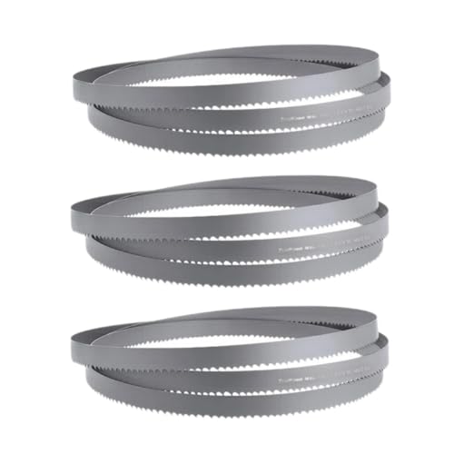 Cutting Metal Band Saw Blades 8-12TPI, 64 1/2 X 1/2 Inch M42 Saw Blade, Bi-metal Band Saw Blades For Metal Aluminum 3pcs
