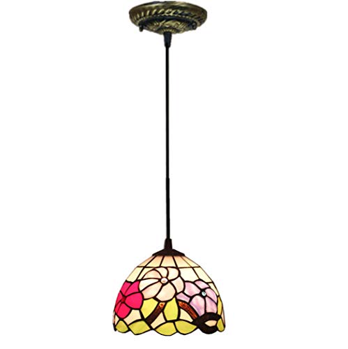 Pendentif de style pastoral YRYRYW en verre teinté pour un salon chic
