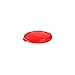 Rubbermaid Commercial Brute HDPE Trash Can Lid, Round, for 2610 Brute Containers, 16" Diameter x 1" Height, Red