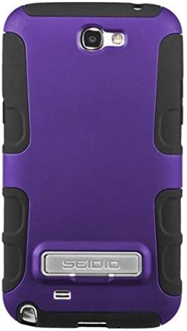 Seidio CSK3SSGT2K-PR DILEX Case with Metal Kickstand for use with Samsung Galaxy Note 2 - Amethyst