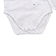 wellyou, Kinder Baby-Body Sondenbody ohne Arm, klassisch weiß, aus Baumwolle/Elasthan, für Mädchen und Jungen, Größe 116-122