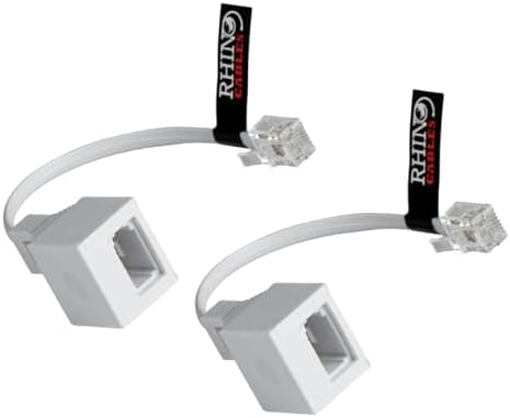 rhinocables RJ11 to BT Socket Adapter (Pack of 2)