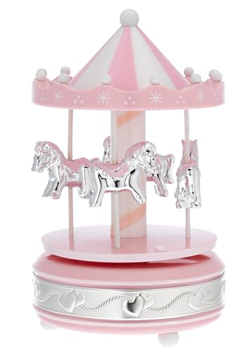 Carrousel Bagutta acrylique rose argent B 4201-01 R manège