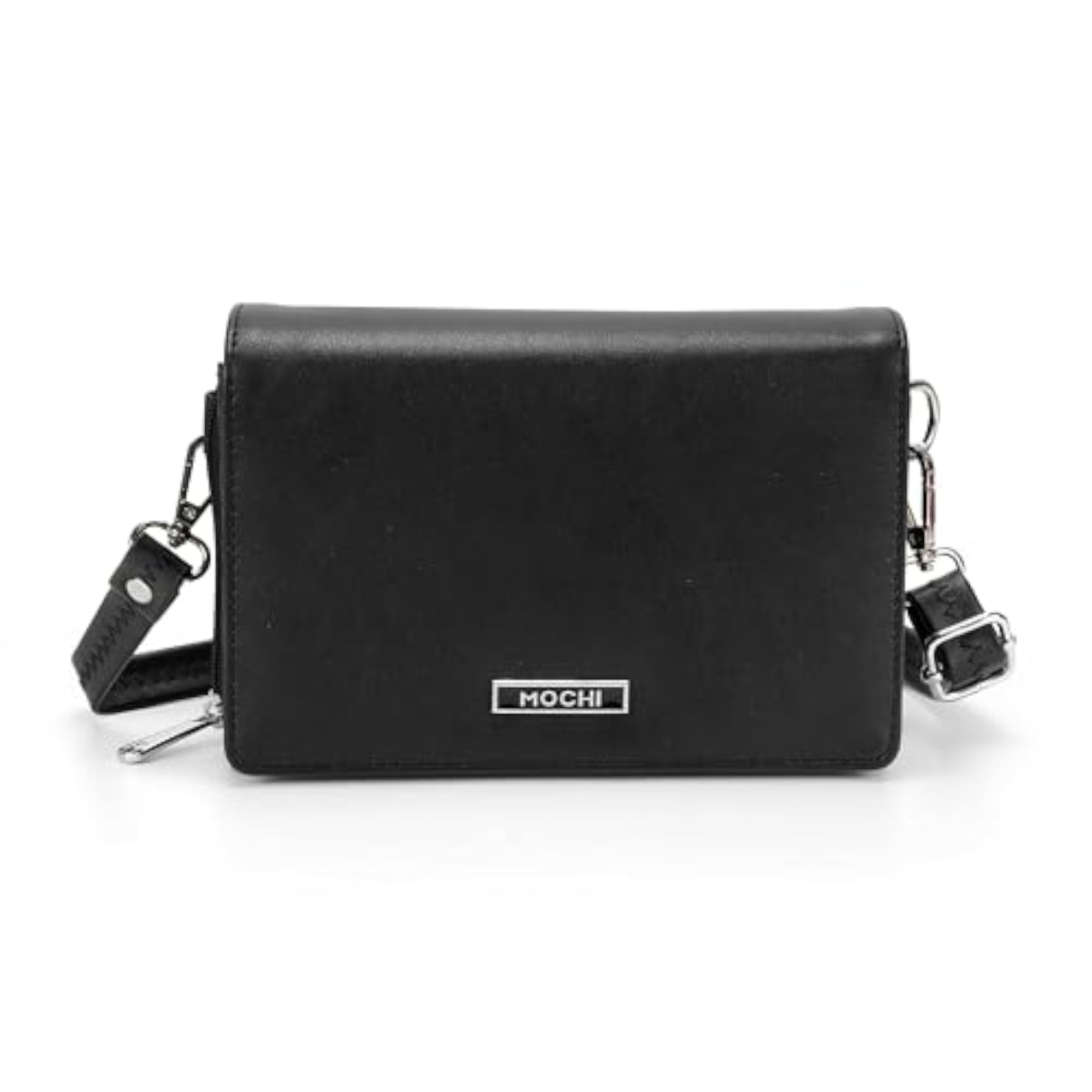 Women Casual PU Soft Body Sling Bag, 3 Compartments