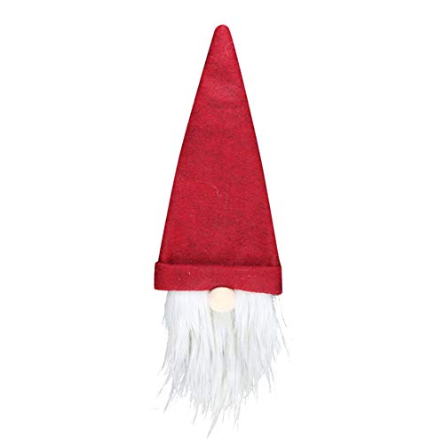 FafSgwq Christmas Gnome Champagne Wine Bottles Cover Sleeve Bag Gift Dining Party Decor Red