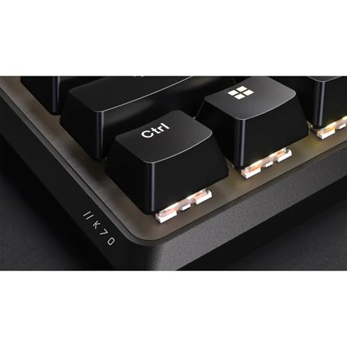 K70 CORE TKL RGB Tastiera meccanica da gioco Tenkeyless – Commutatori lineari MLX Red v2 – SOCD – Silenziazione a doppio strato – Keycaps ABS – QWERTZ DE – Nero - Tastiera gaming - Immagine 1