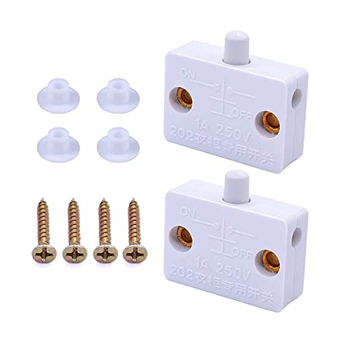 Interrupteur tactile pour armoire automatique 12V 24V 110V lot de 2