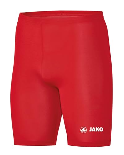 JAKO Unterziehhose Tight Basic 2.0 Sportrot L - Elastische Fahrradhose aus...