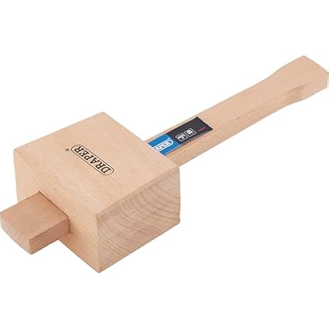 Draper 45237 Expert Beech Wood Mallet, 480g Cover