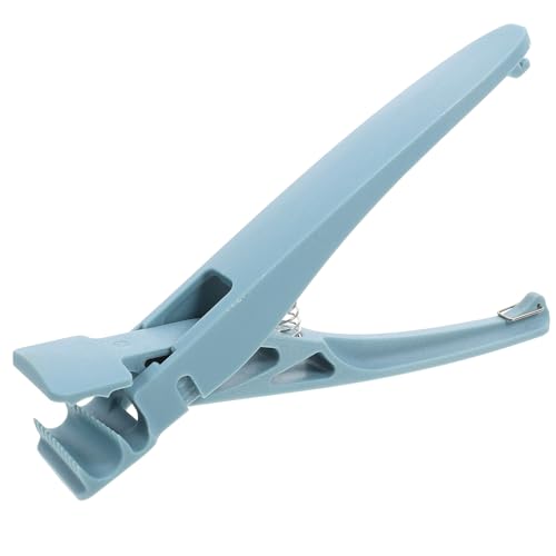 MOLUCKFU Strumento per Sbucciare Gamberetti in Acciaio Inossidabile Peeler Versatile per Crostacei Utensile Leggero e Resistente per Cucina per Gamberi e Frutti di Mare Colore Azzurro