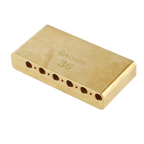Bloc tremolo en laiton pour chevalet de guitare électrique standard