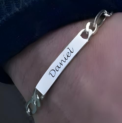 Variante de LUTTO pulsera personalizable esclava acero 22 x 1 cm hombre