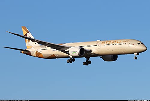 XX4904A Boeing 787-10 Etihad Airways Eco Demonstrator Flaps Down Version A6-BMI Scale 1/400 Cover