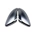Matt Silver Covers Compatible For VW Golf MK7 7.5 GTI 7 7R 2012-2019 RearView Mirror Covers(With lane assist)