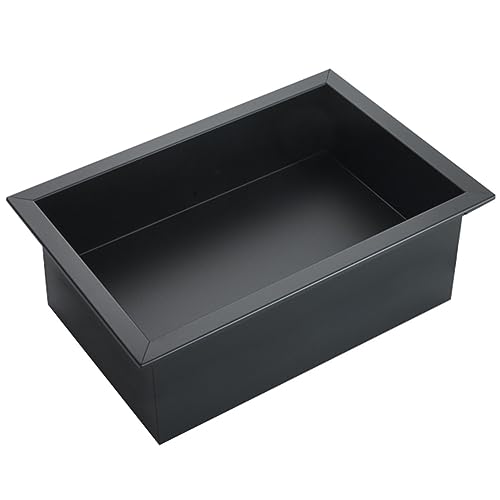 Nero Acciaio Inossidabile Nicchia Doccia, da