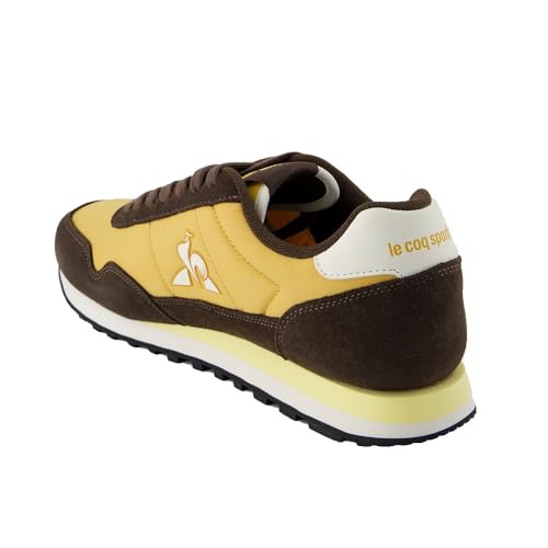Le Coq Sportif Mixte Astra_2 Basket, Spruce Yellow/Chocolate Brown, 45 EU