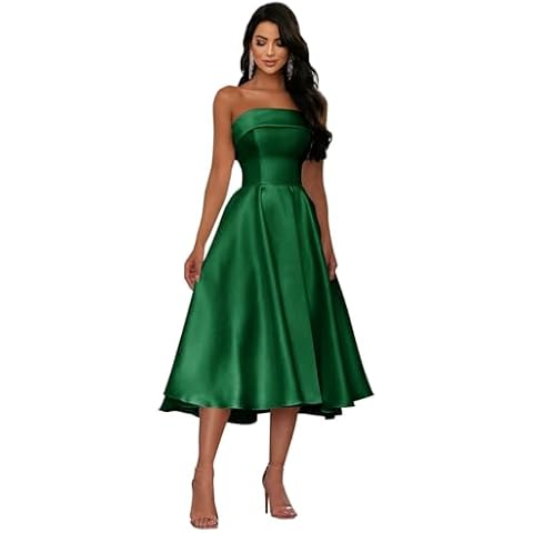 KDTM Emerald Green Strapless Prom Dress Cover
