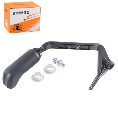 Image of Shift Lever Cast Matte Black & Knob Kit for Polaris Ranger 1000 Crew XP PRO XD 2018-2025 5639439-458 5634266-458 5633821-458