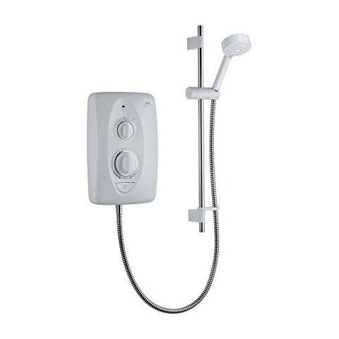 Mira Showers 1.1788.010 Jump Multi-Fit 8.5 kW Electric Shower - White/Chrome Cover